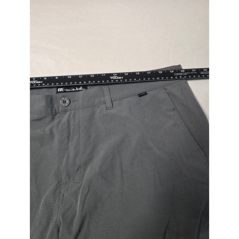 TravisMathew Beck Mens Gray Performance Golf Chino Shorts Size 40 Stretch - Picture 5 of 8